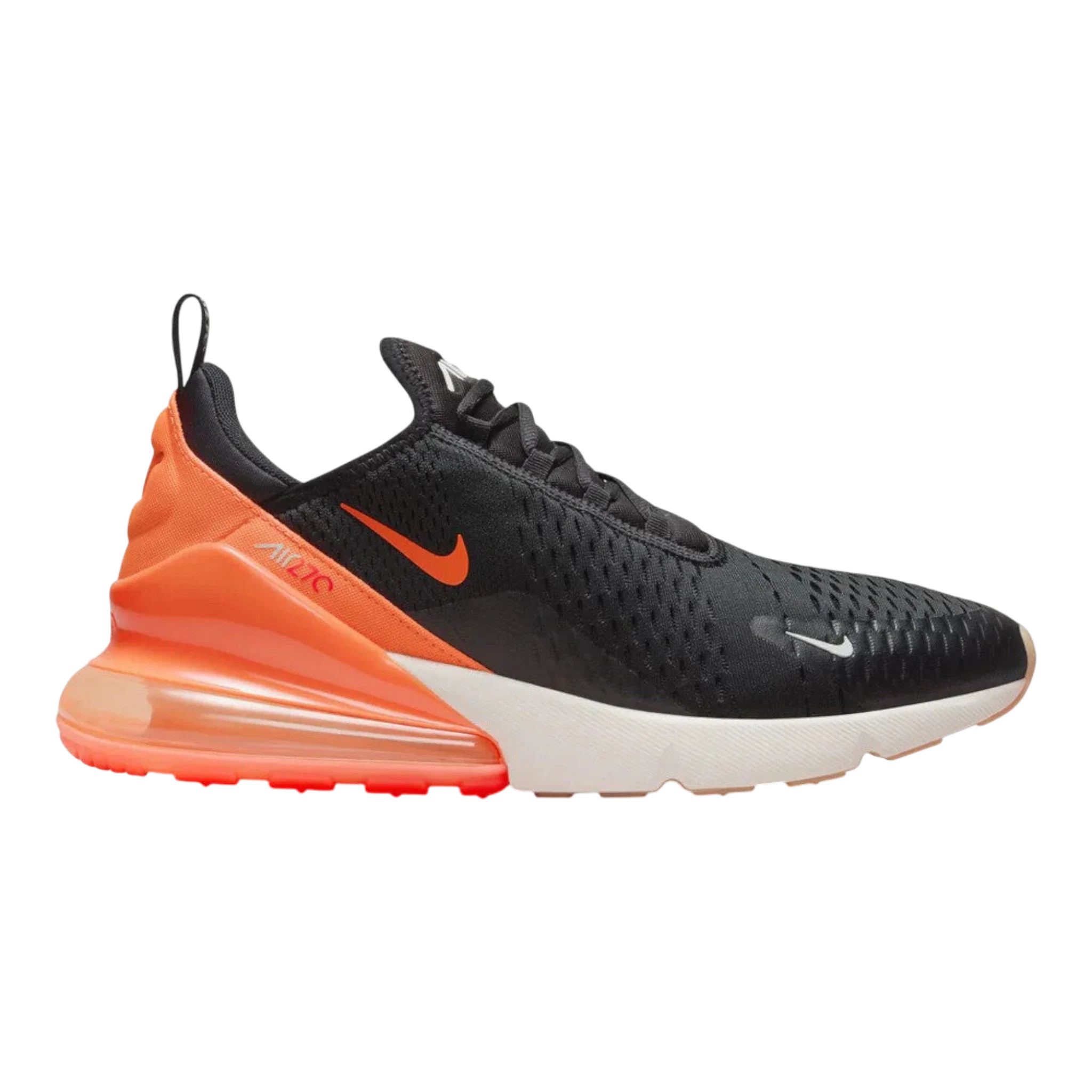 Nike Air Max 270 Men's Sneakers — Black/Bright Crimson Low-Top