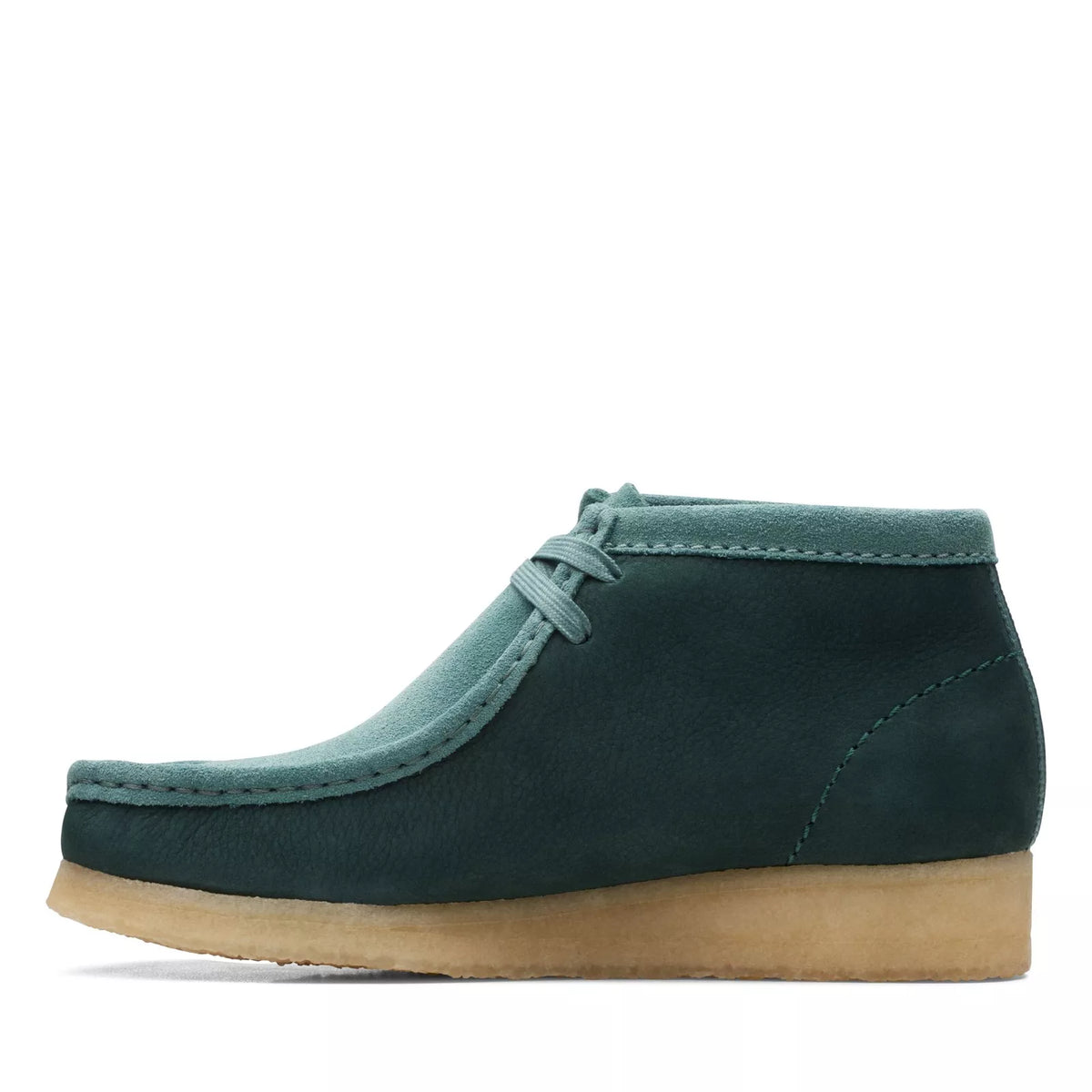 Clarks Originals Wallabee Boot Women's Teal Combi Suede 26167942 - alternate product view