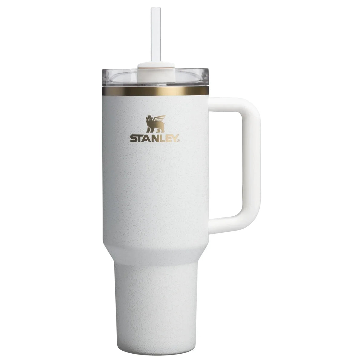 Stanley Quencher H2.0 FlowState Tumbler 40 oz — Cream Stainless Steel