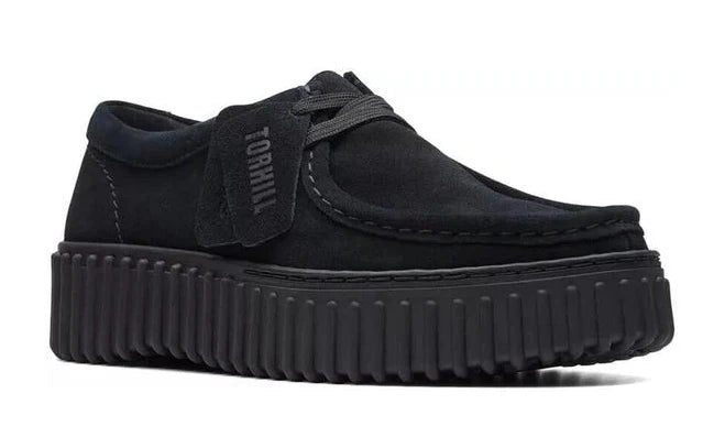 Clarks Torhill Bee Women's Black/Black Suede 26175406 — product view 1