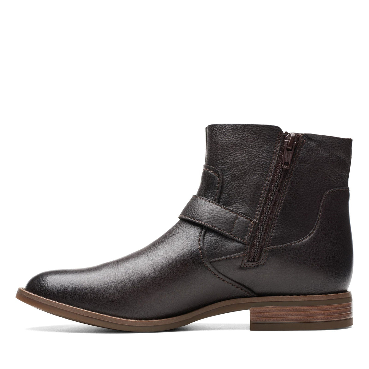 Clarks Camzin Loop Women's Dark Brown Leather 26174151 — product view 5