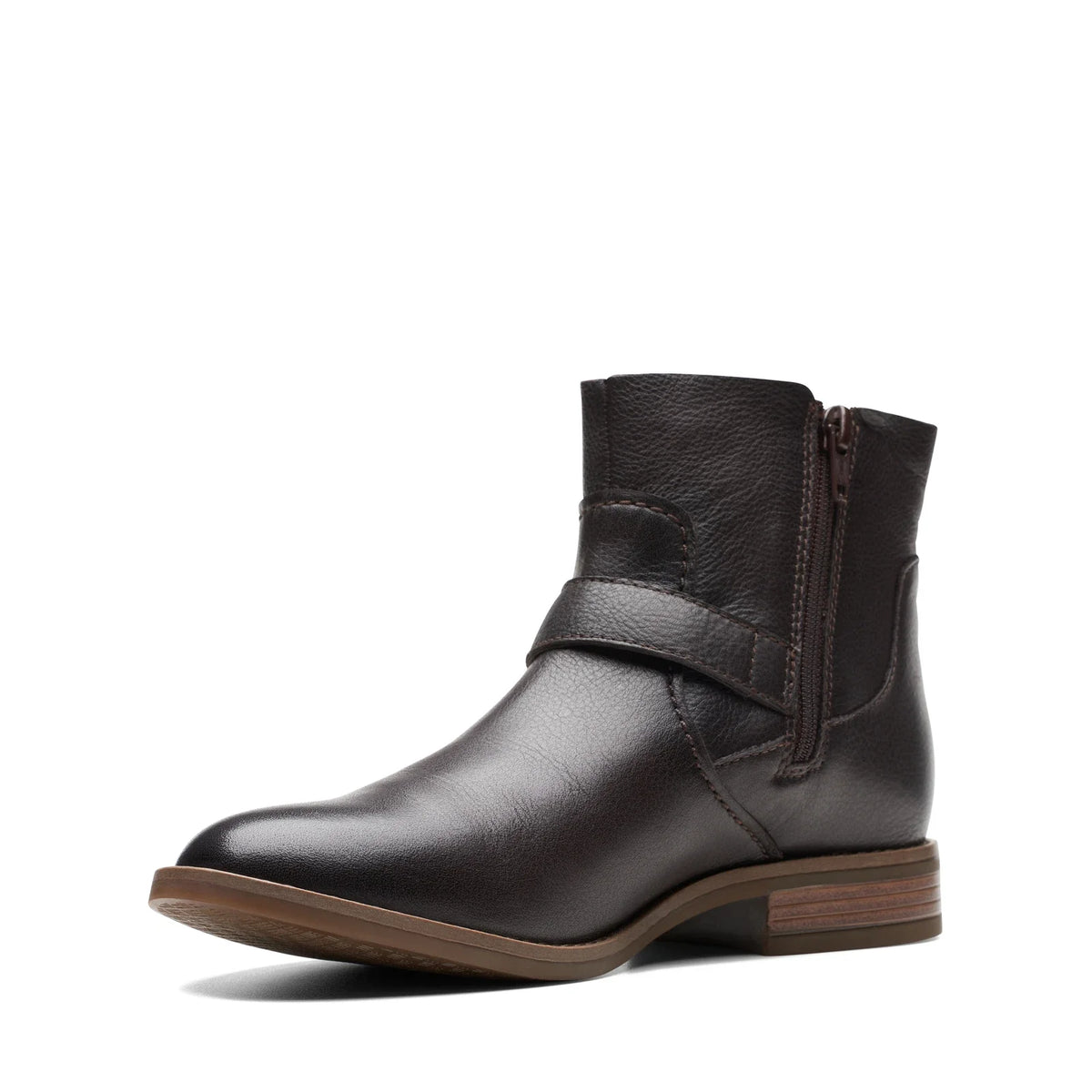 Clarks Camzin Loop Women's Dark Brown Leather 26174151 — product view 3