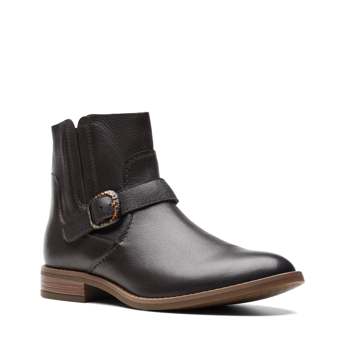 Clarks Camzin Loop Women's Dark Brown Leather 26174151 — product view 2