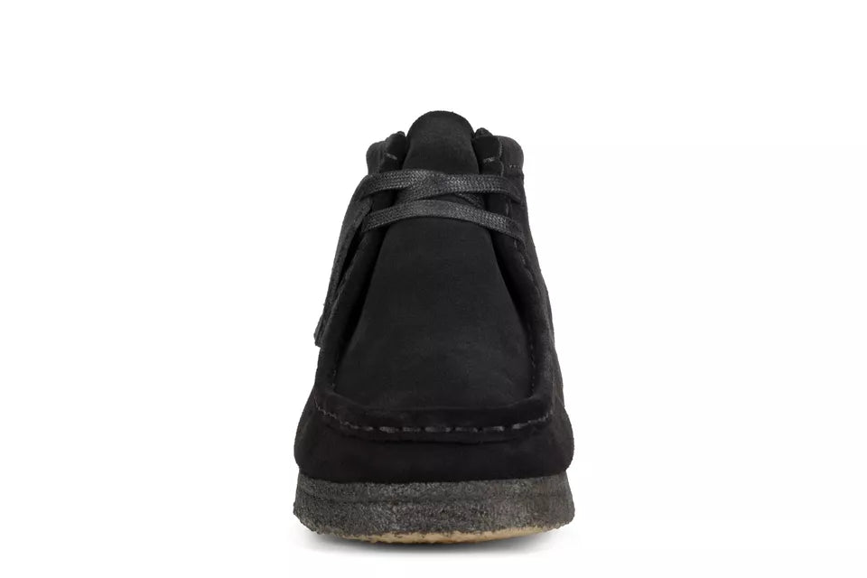 Clarks Originals Wallabee Boot Women's Black Suede 26155521 — product view 4