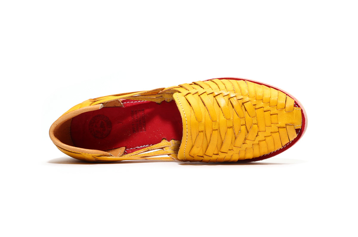 Bottomless Co. Cross Woven Huarache Mango – product view 4