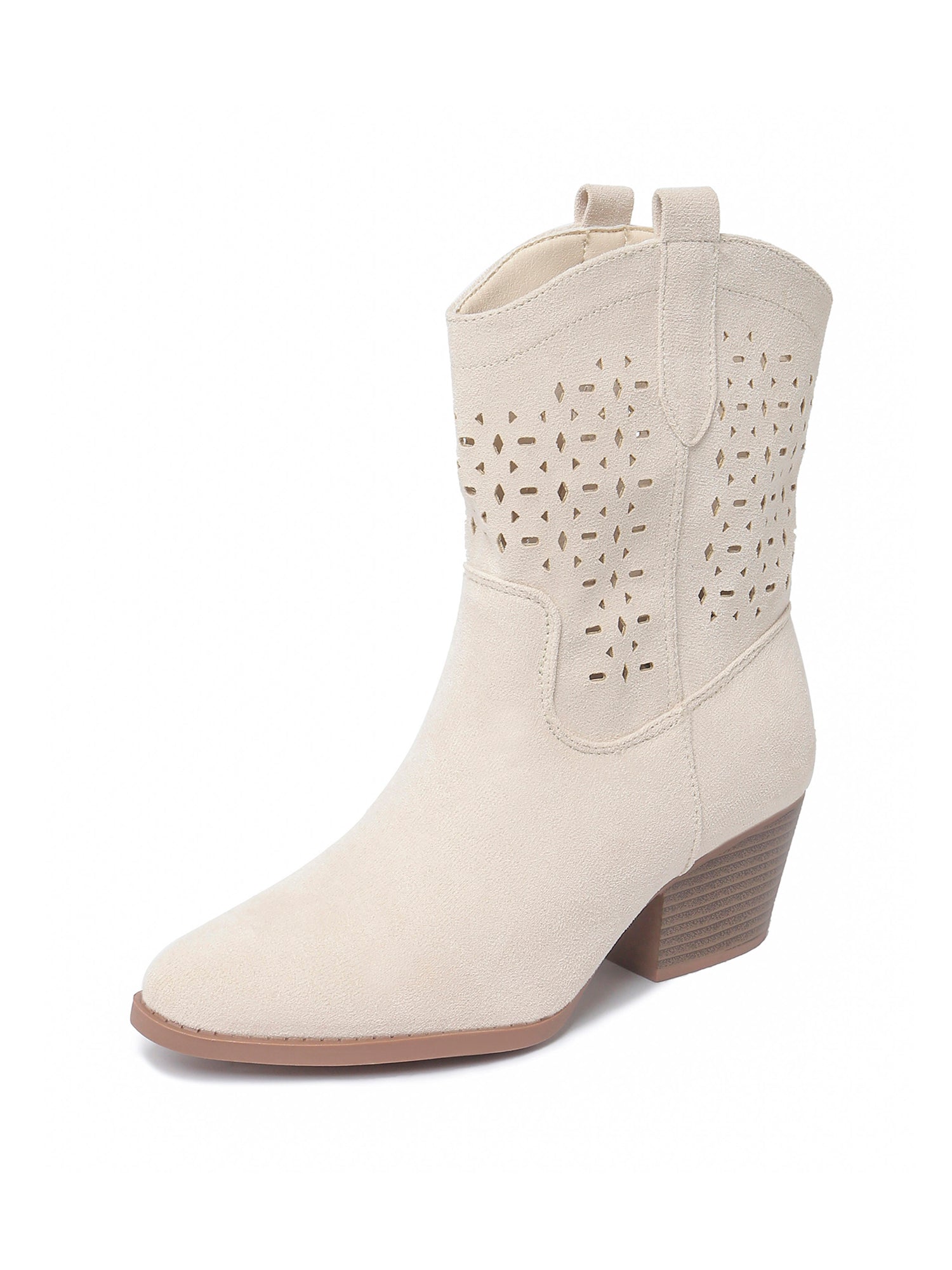 Saloon | Cream Suede