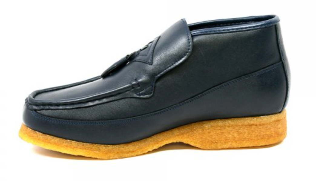 British Walkers Classic Men's Beige Leather Three Quarter Tassel Slip On Shoes view 16