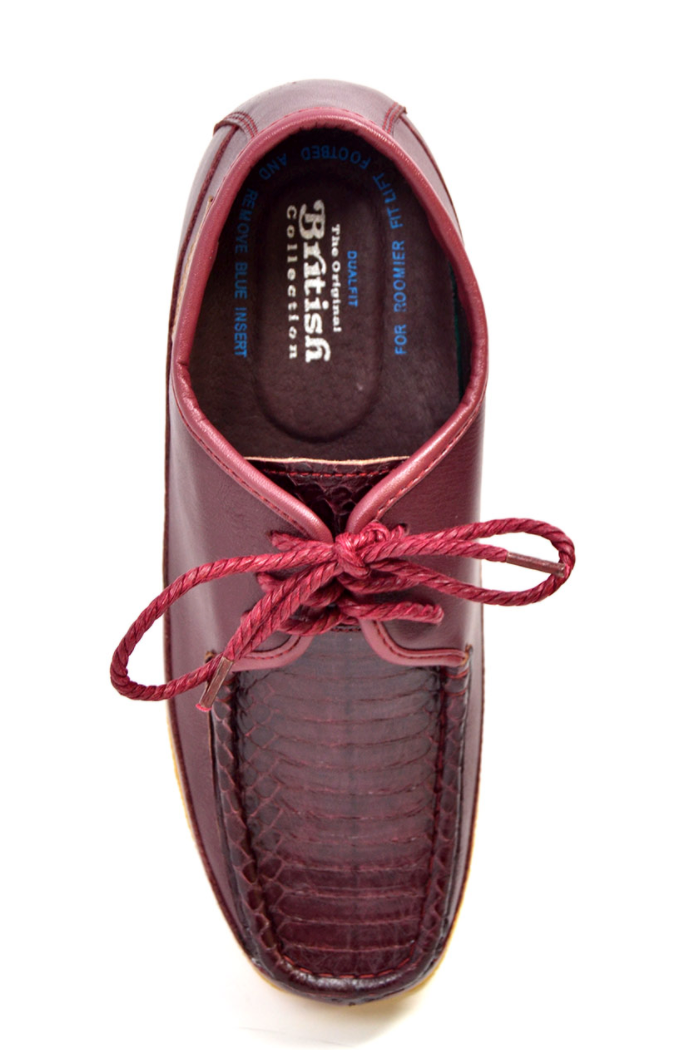 British Walkers Crown 2 Men's Limited Edition Black Snake Skin and Leather Lace Up Shoes view 11