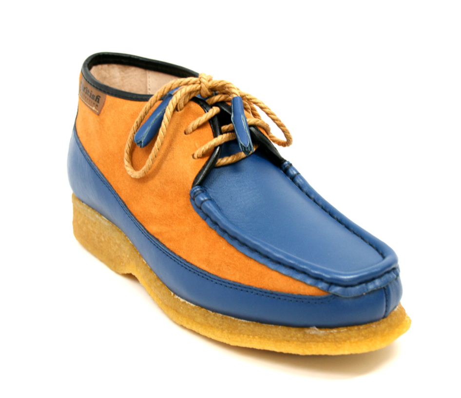 British Walkers Knicks Men's Green Leather and Suede Shoes view 21