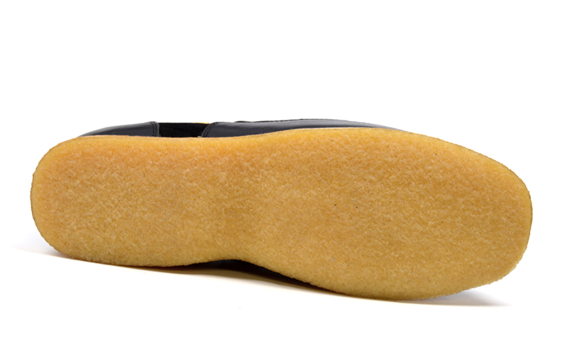 British Walkers Palace Men's Black Leather and Suede Slip On Shoes view 7