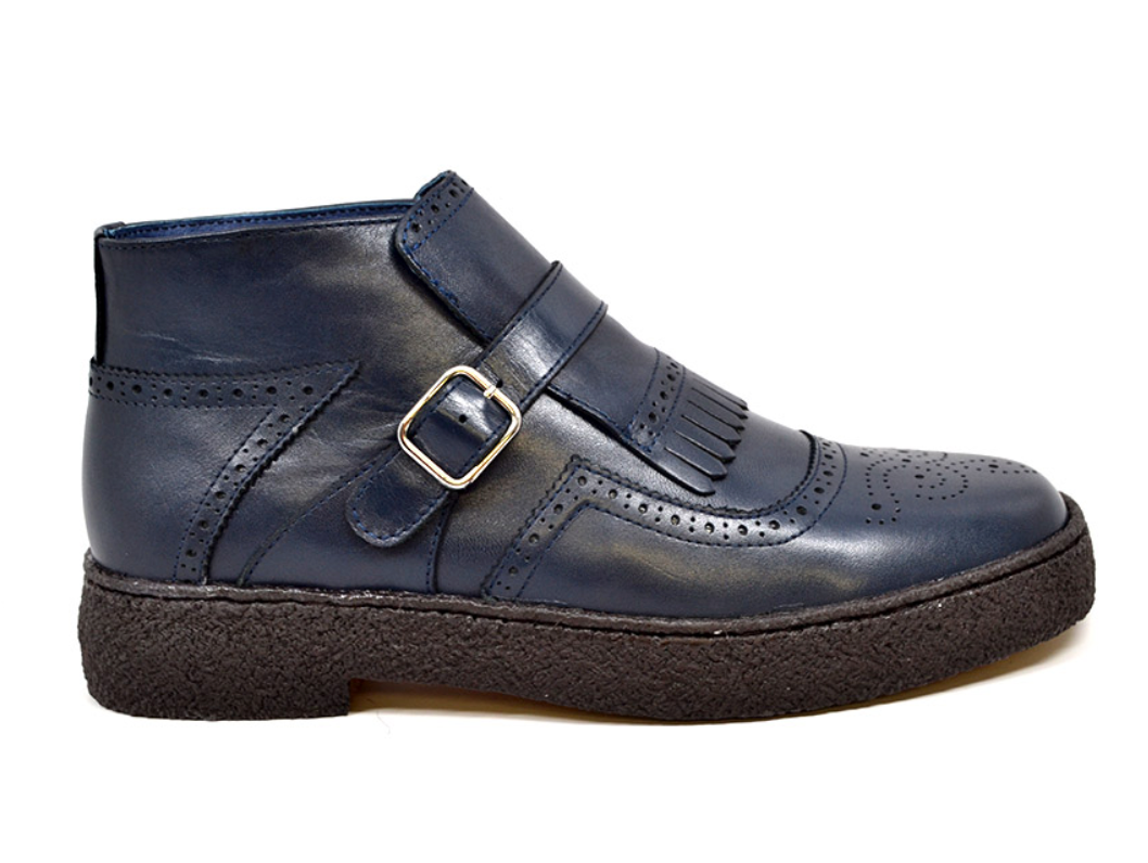 British Walkers Playboy Manhattan Men's Black Leather Wingtip Shoes view 18