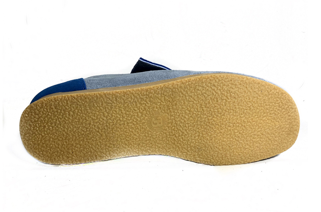 British Walkers New Castle Men's Powder Blue Suede Casual Shoes view 6