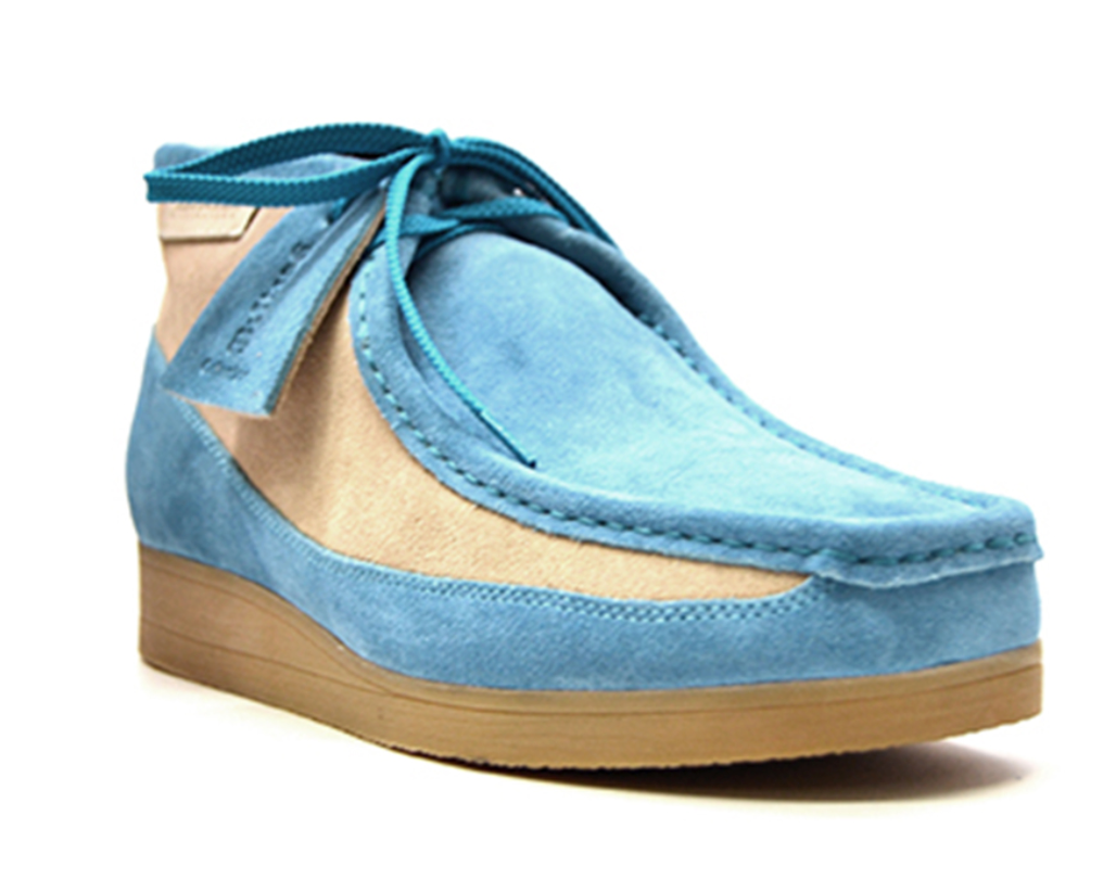 British Walkers New Castle Men's Powder Blue Suede Casual Shoes view 17