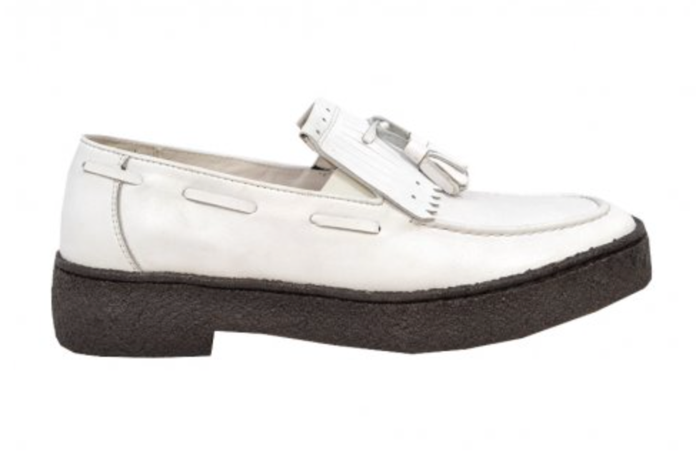 British Walkers Playboy Cruise Men's Black Leather Tassel Slip On Shoes view 18