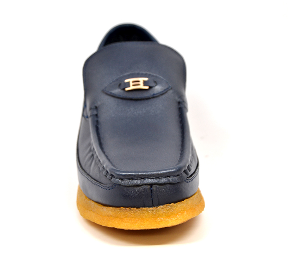 British Walkers Power 1 Men's Hand Crafted Black Leather Slip On Shoes view 12