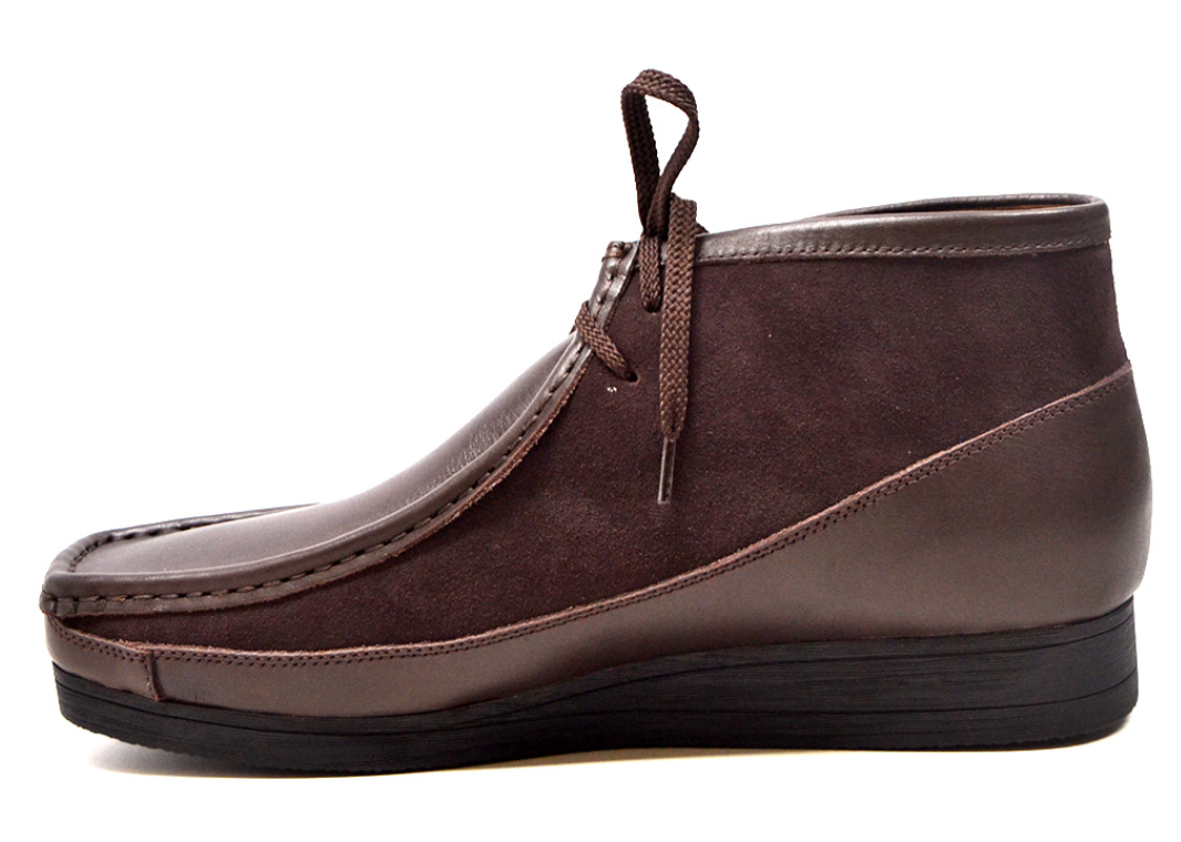 British Walkers New Castle Men's Black Leather and Suede Casual Shoes view 5
