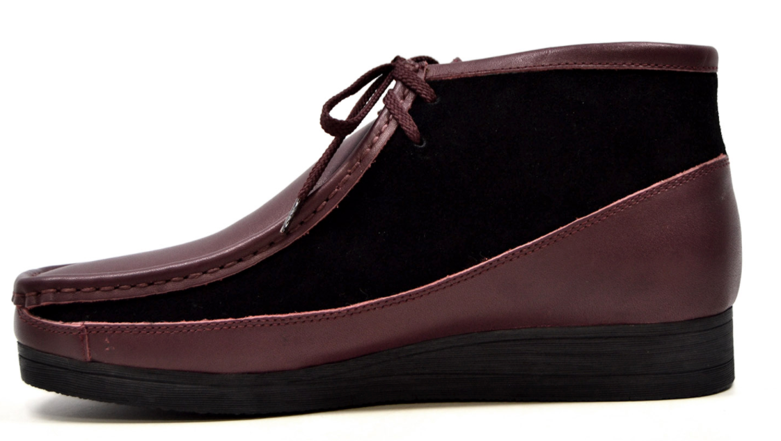 British Walkers New Castle Men's Black Leather and Suede Casual Shoes view 40