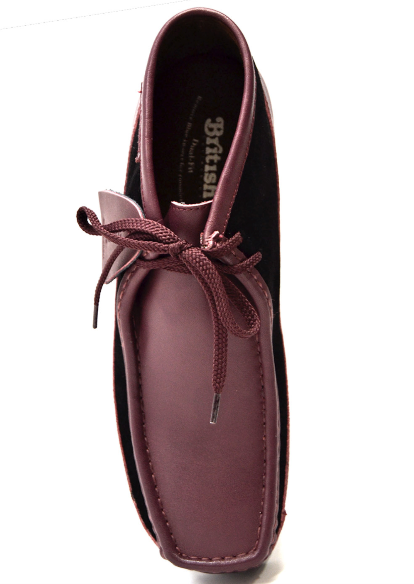 British Walkers New Castle Men's Black Leather and Suede Casual Shoes view 41