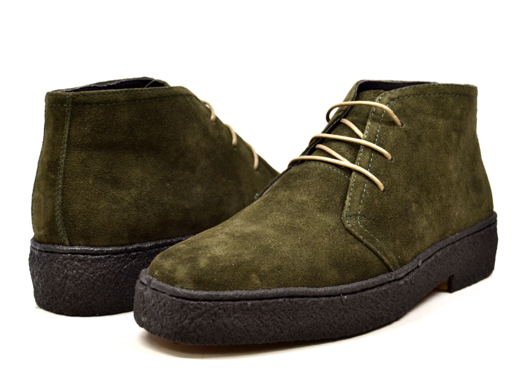 British Walkers Playboy Original Men's High Top Black Suede Shoes with Gummy Soles view 23