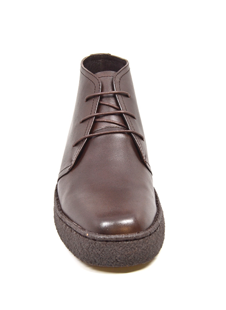 British Walkers Playboy Original Men's High Top Black Leather Shoes with Gummy Soles view 13