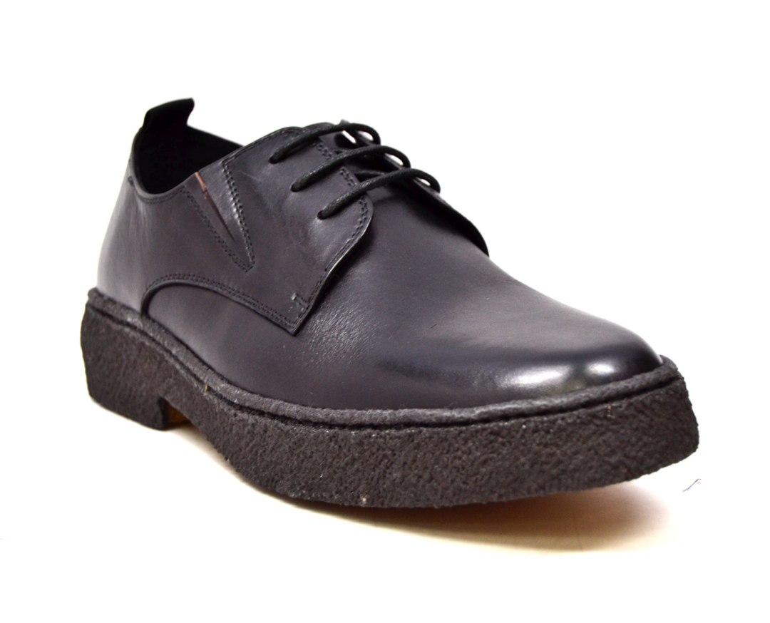 British Walkers Playboy Original Men's Low Cut Black Leather Shoes view 2
