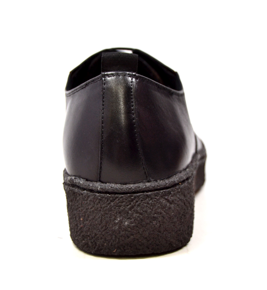 British Walkers Playboy Original Men's Low Cut Black Leather Shoes view 7