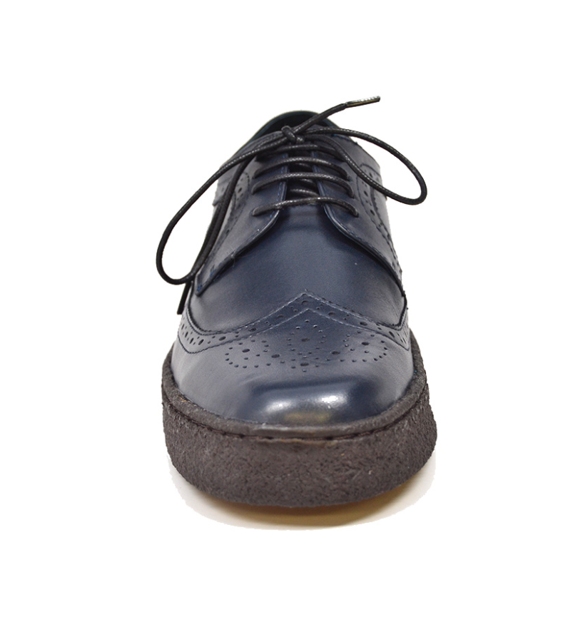 British Walkers Playboy Wingtip Men's Original Low Cut Black Leather Shoes view 11