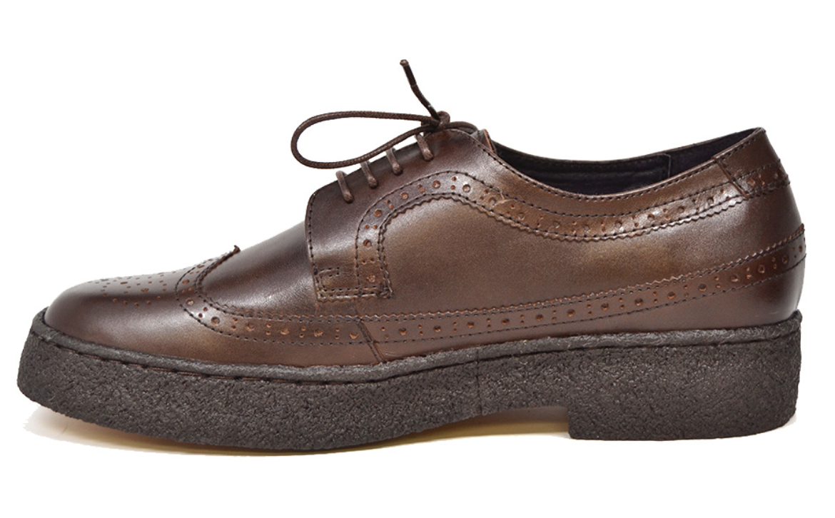British Walkers Playboy Wingtip Men's Original Low Cut Black Leather Shoes view 16