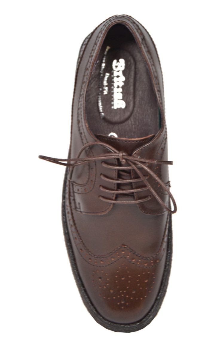 British Walkers Playboy Wingtip Men's Original Low Cut Black Leather Shoes view 19