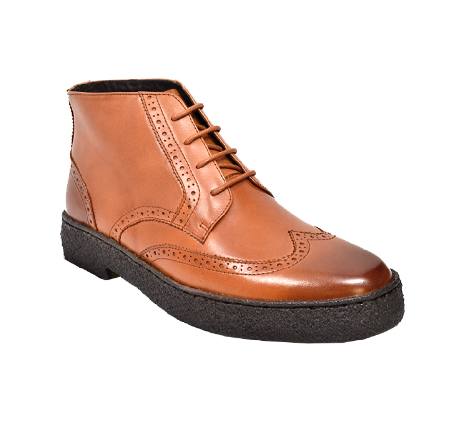 British Walkers Playboy Wingtip Men's Original Wine Leather Shoes view 11