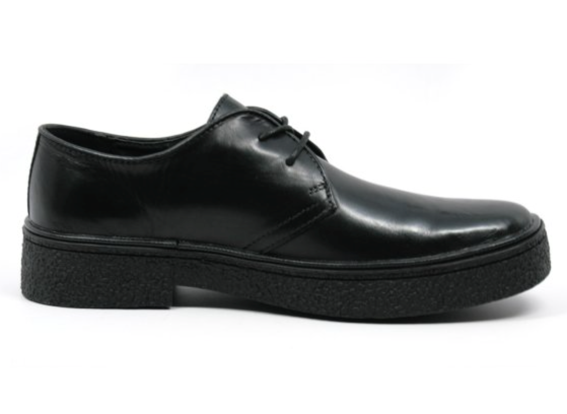 British Walkers Playboy Men's Classic Low Cut Black Leather and Suede Shoes view 13