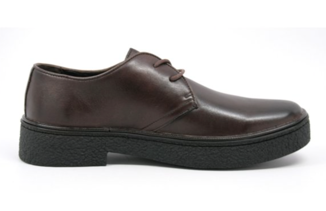 British Walkers Playboy Men's Classic Low Cut Black Leather and Suede Shoes view 17