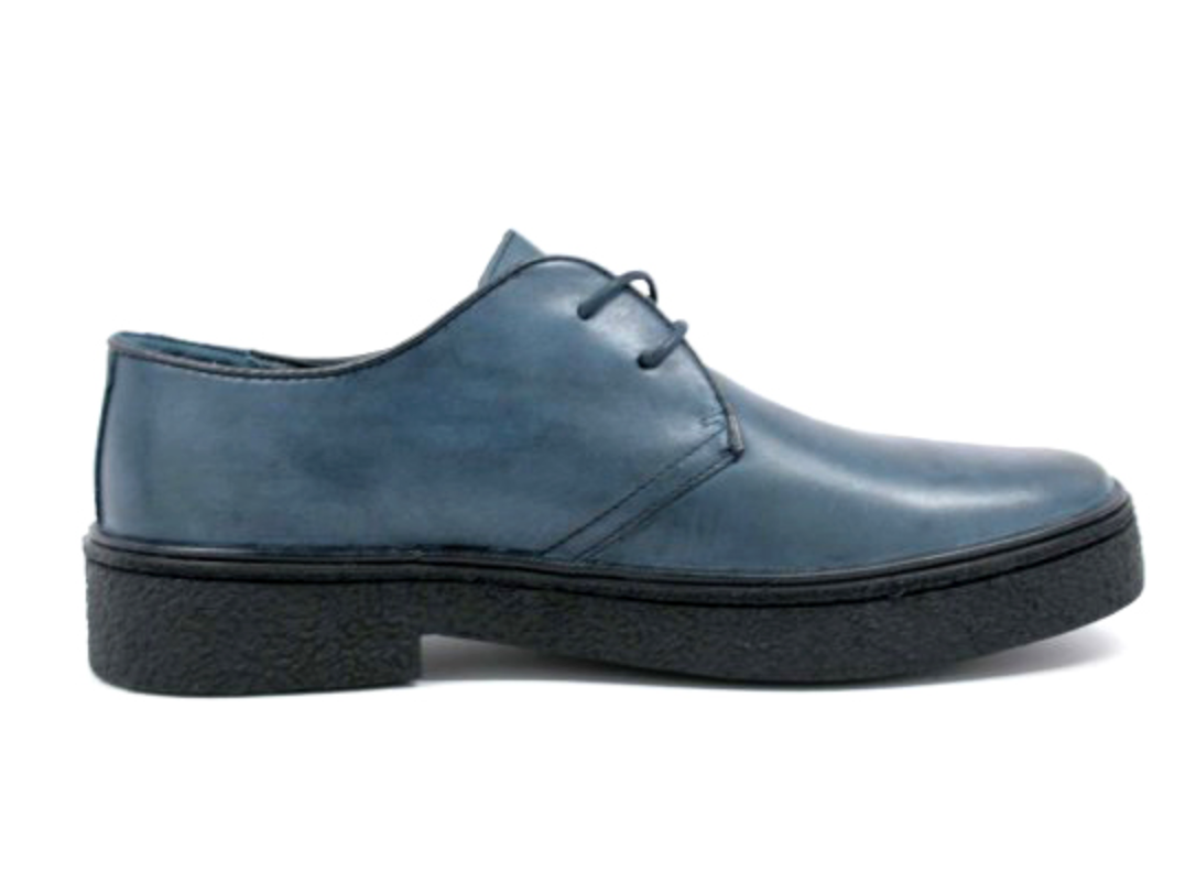 British Walkers Playboy Men's Classic Low Cut Black Leather and Suede Shoes view 24