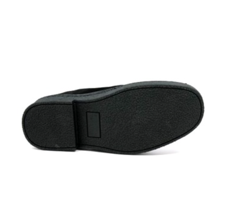 British Walkers Playboy Men's Classic Low Cut Black Leather and Suede Shoes view 29