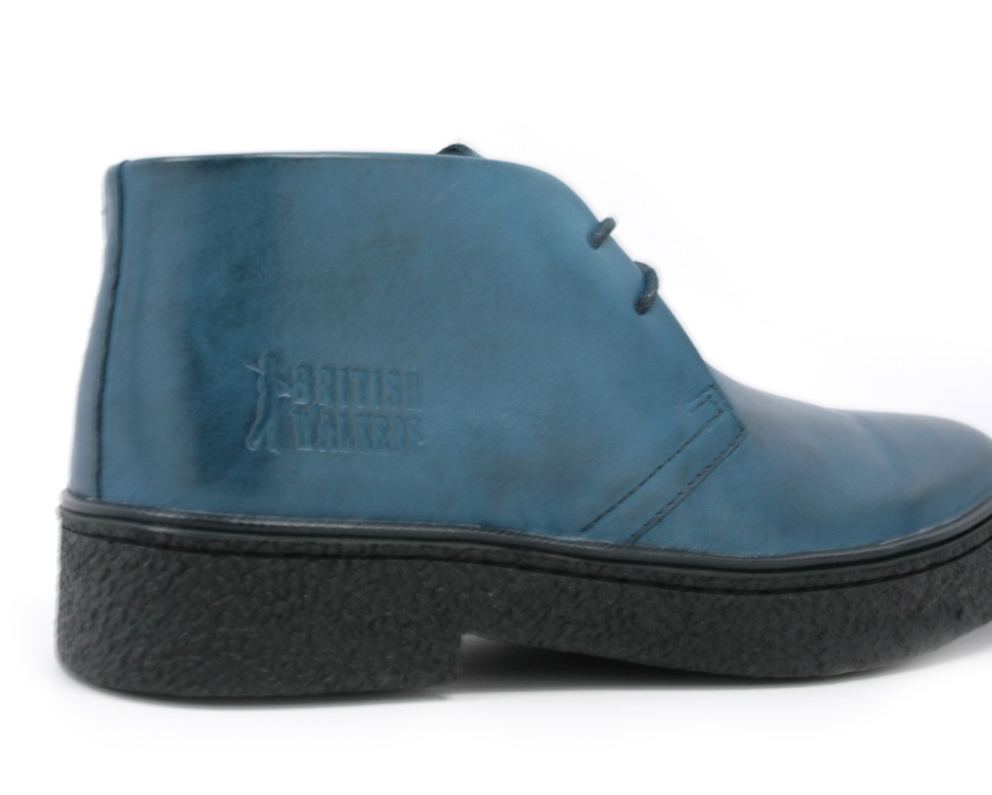 British Walkers Classic Playboy Men's Black Leather Chukka Boots with Dual Fit Technology view 4