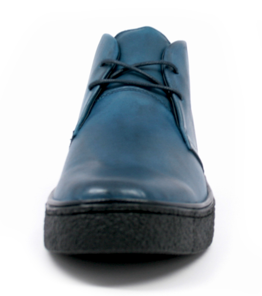 British Walkers Classic Playboy Men's Black Leather Chukka Boots with Dual Fit Technology view 3