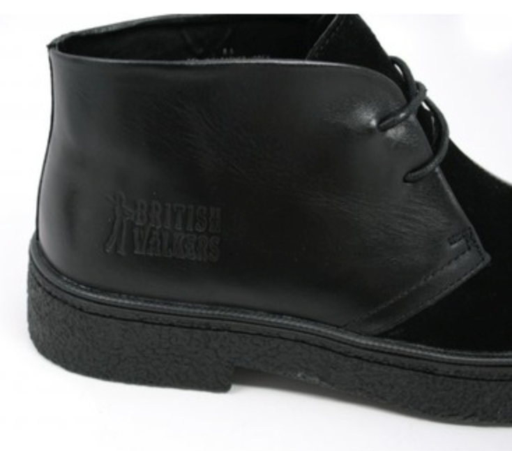 British Walkers Classic Playboy Men's Split Toe Leather and Suede Chukka Boots view 8
