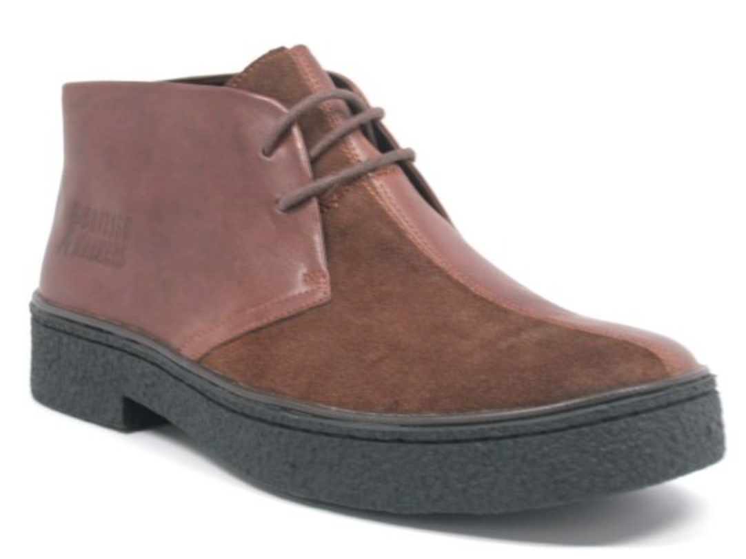 British Walkers Classic Playboy Men's Split Toe Leather and Suede Chukka Boots view 11