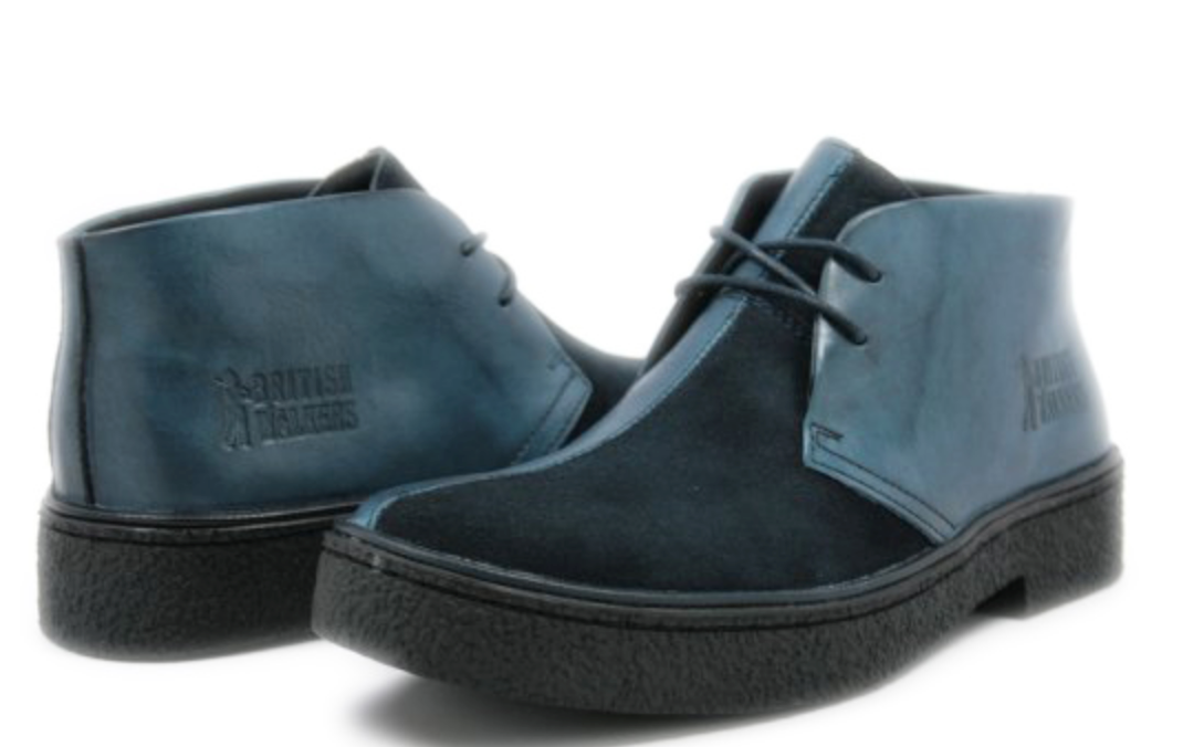 British Walkers Classic Playboy Men's Split Toe Leather and Suede Chukka Boots view 17