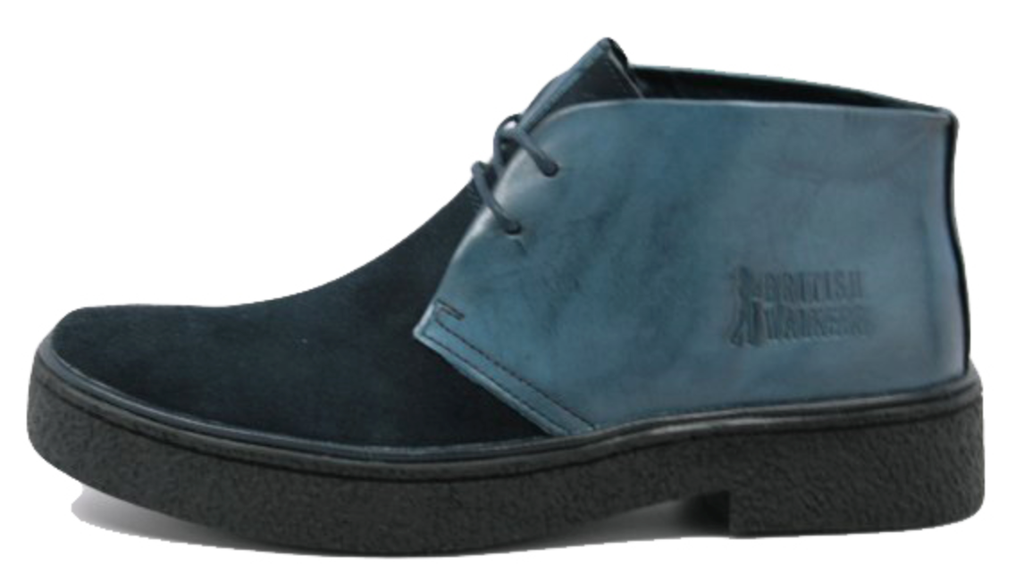 British Walkers Classic Playboy Men's Split Toe Leather and Suede Chukka Boots view 19