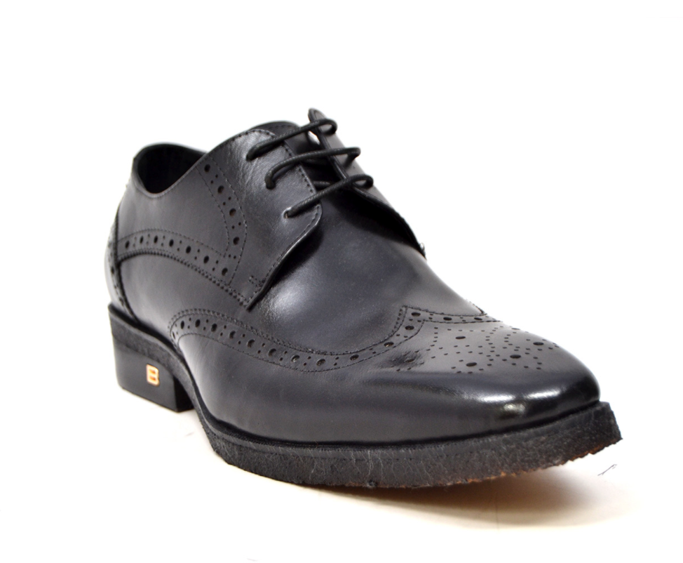 British Walkers Charles Men's Cognac Leather and Pony Skin Oxford Dress Shoes view 25