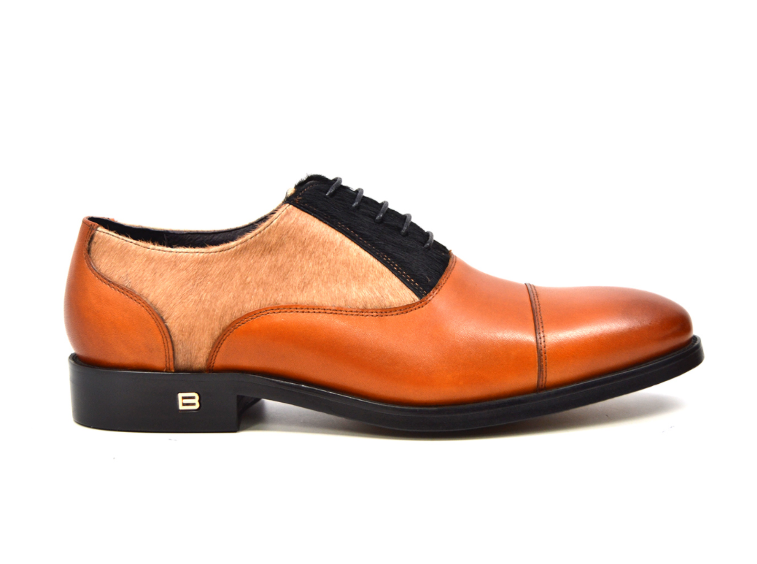 British Walkers Albert Genuine Pony Skin And Leather Shoes — product view 2