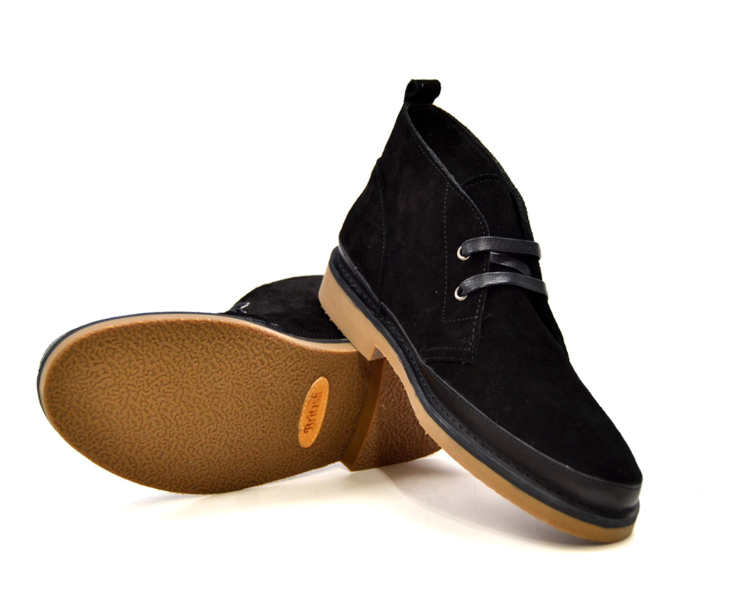 British Walkers Cambridge Desert Boots Leather & Suede Shoes — product view 29