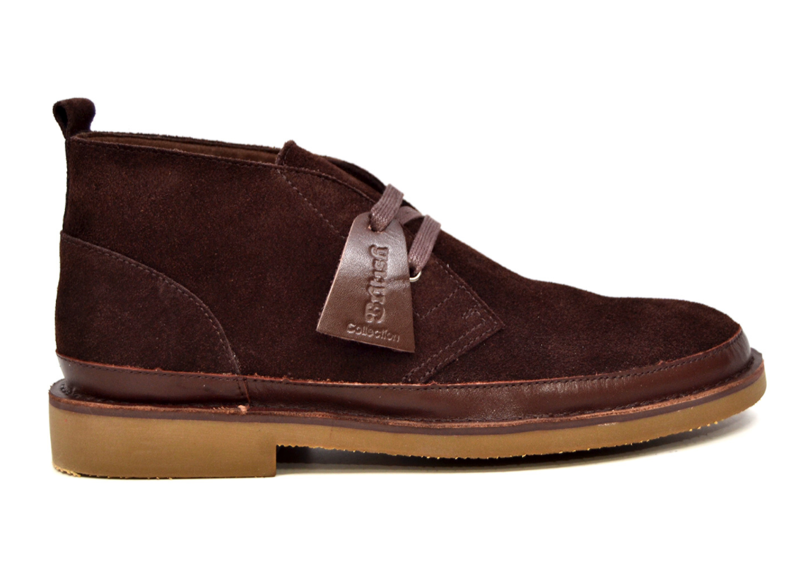 British Walkers Cambridge Desert Boots Leather & Suede Shoes — product view 25