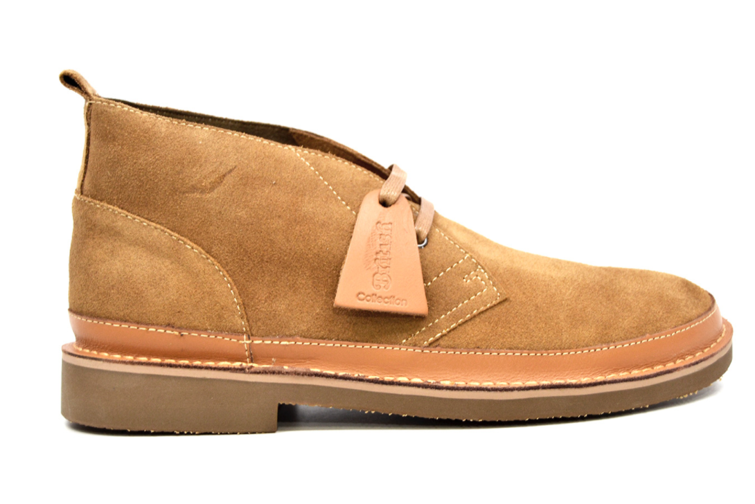British Walkers Cambridge Desert Boots Leather & Suede Shoes — product view 13
