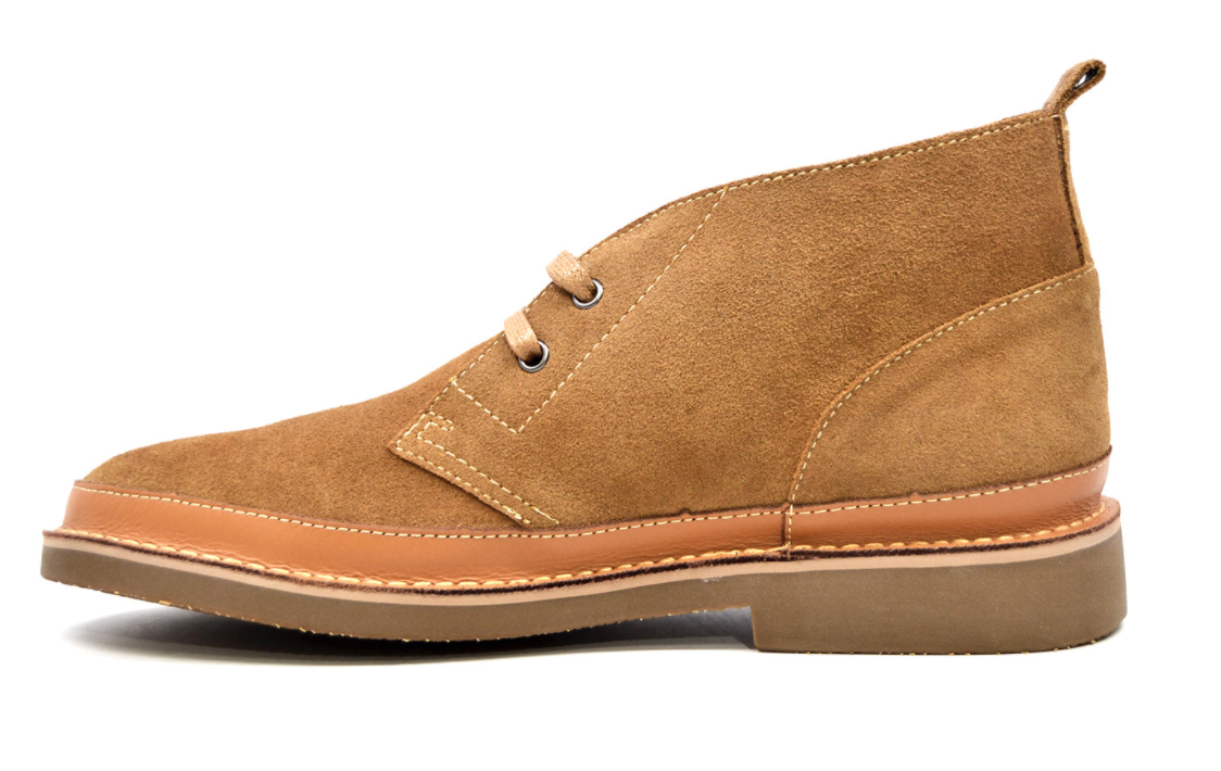 British Walkers Cambridge Desert Boots Leather & Suede Shoes — product view 12