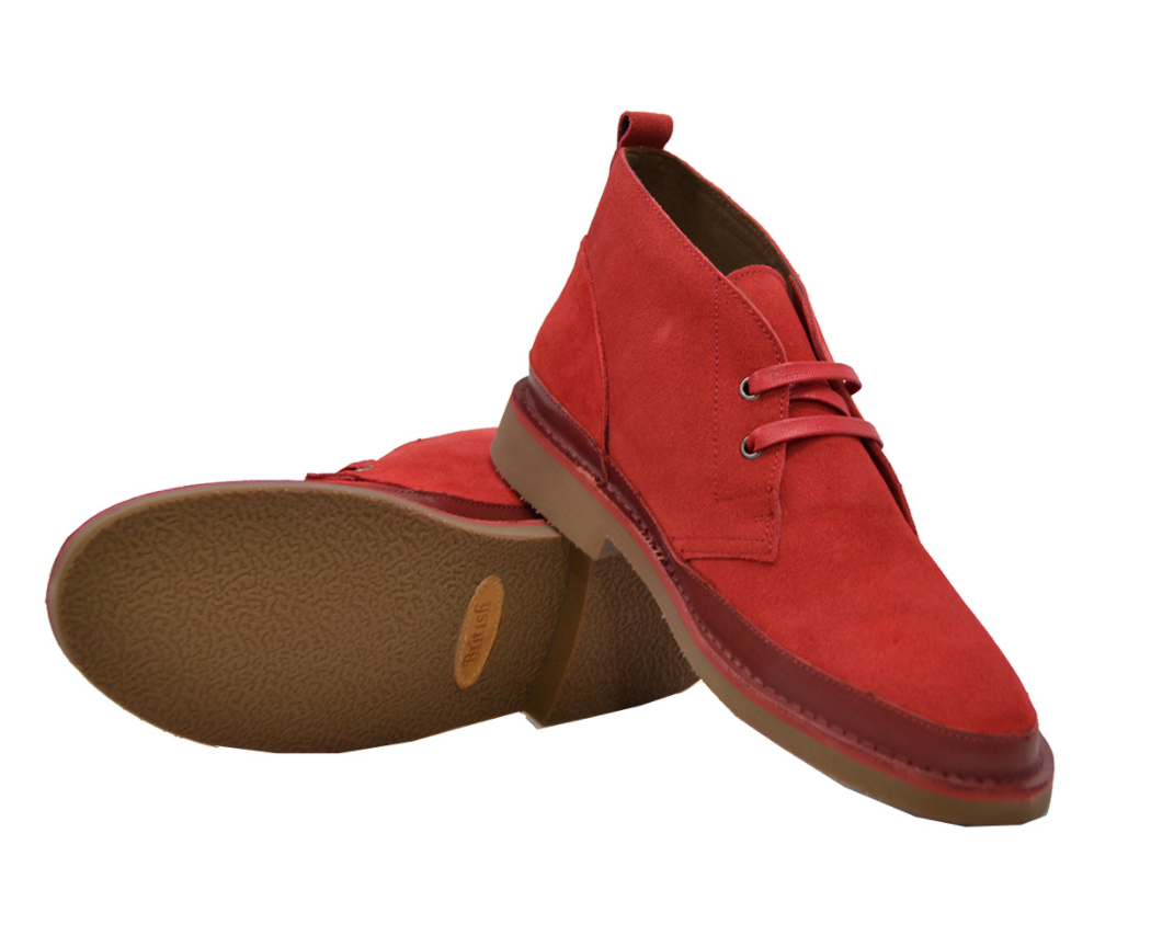 British Walkers Cambridge Desert Boots Leather & Suede Shoes — product view 3