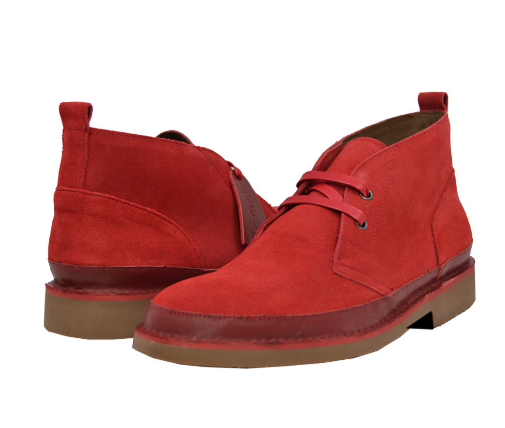 British Walkers Cambridge Desert Boots Leather & Suede Shoes — product view 2