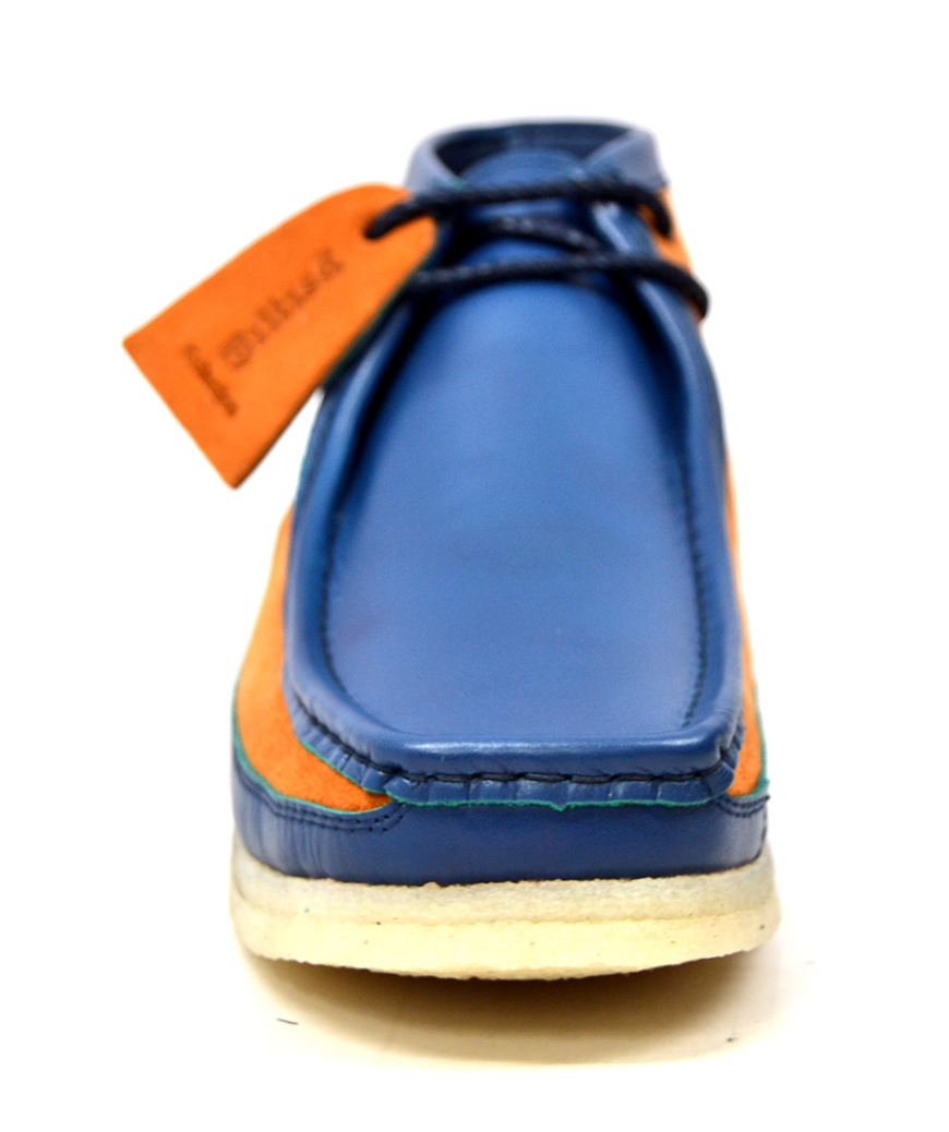 British Walkers Walker Men's Leather and Suede Combo Casual Shoes with Crepe Sole view 6