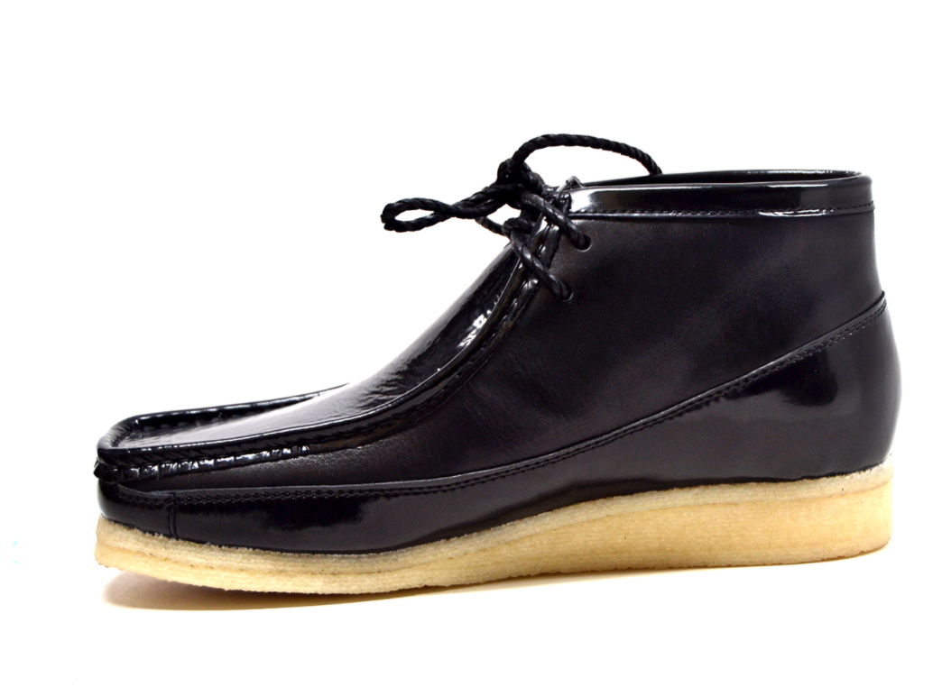 British Walkers Walker Men's Navy Patent and Leather Casual Shoes view 9